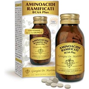 Dr. Giorgini Aminoacidi Ramificati BCAA Plus - Integratore in Pastiglie da 180 per Sportivi