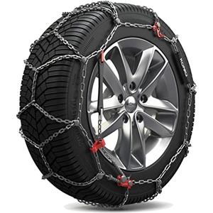 König CD-9 080 - Catene da Neve 9 mm a Tensionamento Manuale con Montaggio Rapido e Protezione Cerchi