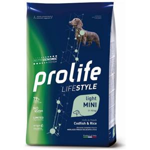 Prolife Life Style Light per Cani Mini con Merluzzo e Riso da 2 Kg