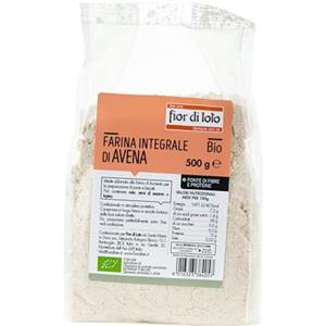 Fior di Loto Farina Integrale di Avena Biologico, 500g
