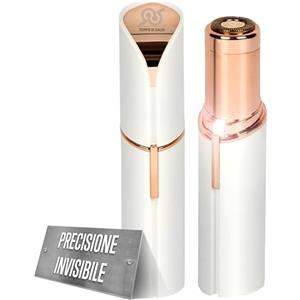 Tempo di Saldi Rasoio Elettrico Donna Viso per Sopracciglia e Baffetti - Epilatore Viso Donna Indolore, Depilatore Portatile Compatto per Peluria, Taglia Peli Elettrico a Batteria, Design Discreto