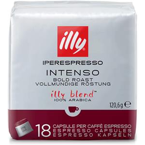 Illy 18 Capsule caffè Intenso Illy Iperespresso Cube