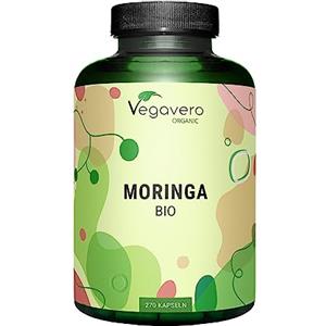 Vegavero MORINGA OLEIFERA capsule Vegavero® | 100% BIO | 600 mg | 270 capsule | Vegan