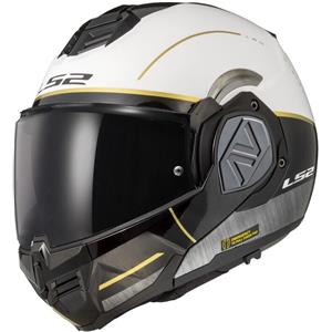 Ls2 Casco Modulare Omologato P/J Ls2 FF906 ADVANT Iron Bianco Op