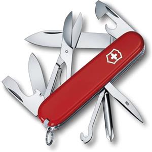 Victorinox, Super Tinker, Coltellino Svizzero, Originale, Multiuso, Campeggio, 14 Funzioni, Lama, grande, Apriscatole, Rosso, Blister