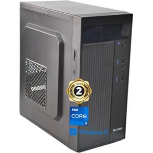 VOKOT Pc Fisso i7 intel core Cpu fino a 4.00ghz, 32gb Ram, Ssd da 1TB, Wifi Incluso, Windows 11 Pro, Office 2019, Computer PC Desktop completo per ufficio,casa pronto all'uso