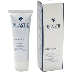 Rilastil Intensive Crema Notte 50 ml - Antirughe e Nutriente con Aminoacidi e Vitamine