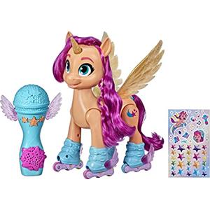 Hasbro My Little Pony - Giocattolo Sunny Canta e Pattina con telecomando e musica ispirata al film