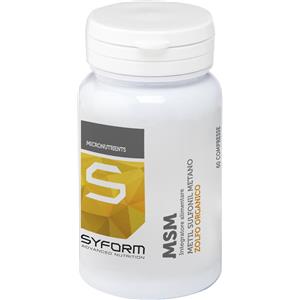 SYFORM Srl Syform Msm 60 Compresse - Integratore Alimentare di Metil Sulfonil Metano