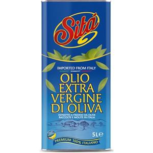 SITA' Sità - Olio Extravergine di oliva - Novello 2024-2025 L'olio nuovo fresco di frantoio - 100% Italiano estratto a freddo - Lattina da 5 litri