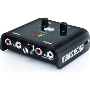 Reloop iPhono 2 - Interfaccia di Registrazione USB Phono/Line e Scheda Audio - Per Digitalizzare Vinili, Cassette, Mini Disc e Live Set (Nero)