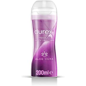 Reckitt Benckiser DUREX MASSAGE 2 IN 1 GEL MASSAGGIO CORPO E LUBRIFICANTE ALOE VERA 200 ML