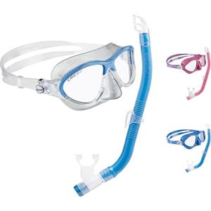 Cressi Moon Kid Mask - Maschera per Immersioni e Snorkeling Unisex per Bambini 5-15 Anni, Silicone Antiallergico, Lenti Infrangibili