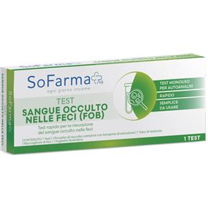 SoFarma Selftest Sangue Occulto Feci - Test Immunologico Rapido per Rilevazione Qualitativa
