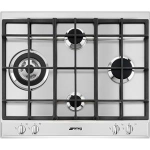 Smeg PRONTA CONSEGNA - Smeg Piano cottura a gas P261XGH finitura inox da 60cm
