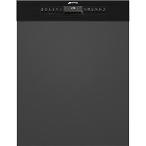 Smeg Lavastoviglie parzialmente integrata da incasso PL364CN con frontalino nero da 60 cm