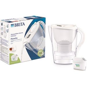 Brita Caraffa Filtrante Acqua Brita Marella da 2.5 Litri con 1 Filtro Incluso