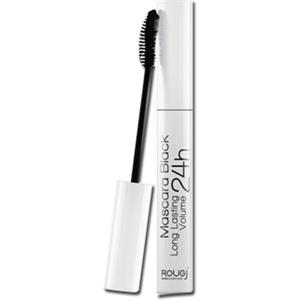 ROUGJ Mascara Black 24h - Mascara volumizzante e incurvante, 10 ml