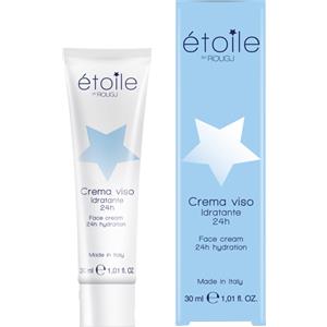 Rougj Étoile Crema Viso Idratante 24 Ore - Texture Leggera con Allantoina, Olio di Jojoba e Olio di Avocado, 30 ml