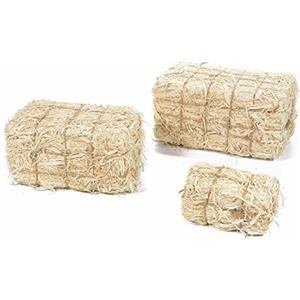 Gruppo Maruccia Balle di Fieno Decorative per casa e Negozi Set da Tre Pezzi