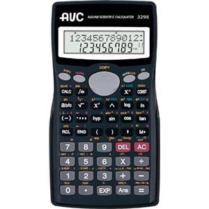 Alevar AVC Calcolatrice Scientifica 10+2 Cifre, 401 Funzioni, Display 2 Linee e Custodia Rigida, Formato 8x15,5x1,7 cm, Colore Nero, Confezione da 1 Pezzo