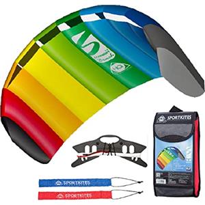 HQ Symphony Beach III 1.3 Rainbow Aquilone da trazione a 2 Cavi con Le Straps