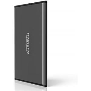Maxone Disco rigido esterno portatile ultrasottile da 2,5 USB 3.0 per laptop/desktop/Xbox One/PS4 Charcoal 500 GB