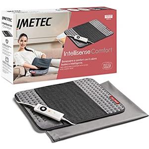 Imetec Intellisense Comfort, Termoforo multiuso, Cuscino termico, Per schiena e addome, Tasca per mani, Rapido riscaldamento, Tessuto anallergico, 5 temperature, Electro block di sicurezza, Lavabile