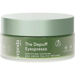 Yepoda The Depuff Eyespresso, patch occhi con caffeina e tè verde. Decongestionano e rivitalizzano il contorno occhi. Vegani, coreani, adatti a tutti i tipi di pelle. 60 pz / 90 g