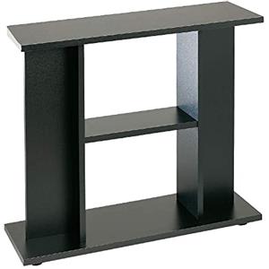 Amtra Supporto System 80 Black - Mobile in Legno per Acquari, 80x32x70 cm Nero, Base Universale con mensola, montaggio facile, Stile Classico ed Essenziale, adatto ad ogni arredo, Made in Italy
