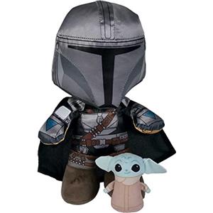 Simba Peluche Disney Mandalorian e Grogu - Morbido, 25 cm e 7 cm, Adatto da 0 mesi