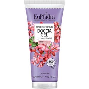 Euphidra Doccia Gel Fiori di Ciliegio 200 ml - Detergente Delicato con Vitamina B5