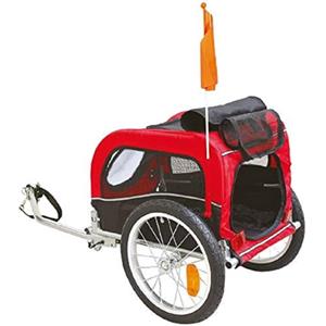Croci Rimorchio per Bici e Passeggino per Cani - Spazioso e Comodo fino a 20 kg, Lunghezza 116 cm
