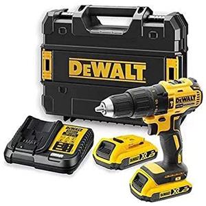 DEWALT DCD778D2T-QW, Trapano Avvitatore Xr Litio 18V con Batteria Da 2 Ah, Multicolore