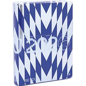 BE YOU Shock - Diario Scuola 2023-2024, 12 Mesi, Settembre 2023 - Agosto 2024, Agenda Scolastica con Sticker e Pagine per Sketch, con Copertina Trasparente, Formato Medium 12,5 x 16,5 cm