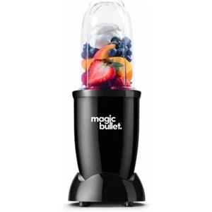 Magic Bullet Mini di nutribullet, Frullatore Elettrico, Frullatore Piccolo, Confezione Base da 3 Pezzi, Potenza 200 Watt, Nero, MBR03B