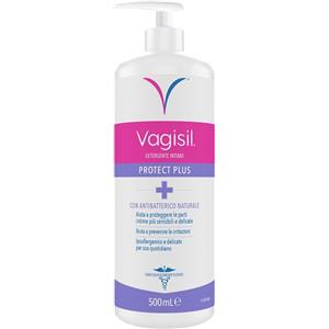 Vagisil Detergente Intimo Protect Plus 500ml - Antibatterico con Olio di Neem e Tea Tree Oil