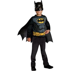 Rubie's Rubies Costume Top e maschera Batman per bambino e bambina, Top e maschera, Ufficiale Marvel per Carnevale, Natale, Halloween, Cosplay