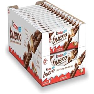 Ferrero Kinder Bueno - 2 barrette da 43 g - confezione da 30 pezzi