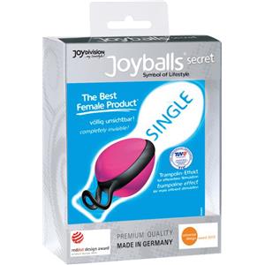 JOYDIVISION Joyballs Secret Single - Palla Vaginale Rosa per Stimolazione e Allenamento del Pavimento Pelvico