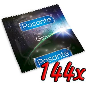 Pasante Glow - Preservativi Luminosi 144 pz in Lattice di Alta Qualità