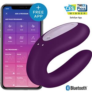 Satisfyer Double Joy Violet