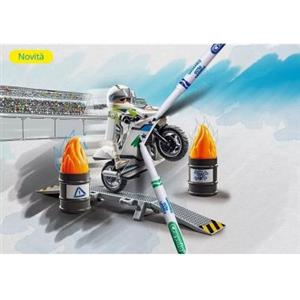 Playmobil 71377 Moto da Corsa - Progettazione Creativa con Pennarelli Lavabili e Accessori per Acrobazie, Giocattolo per Bambini dai 5 Anni