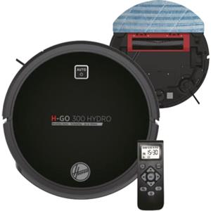 Hoover H-Go 300 HYDRO HGO320H 011 Robot Multifunzione 2in1, Aspirazione + Lavaggio, Nero (Hi-Gloss Black)