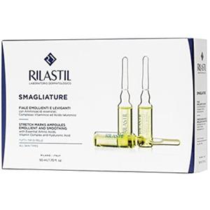 Rilastil Fiale Smagliature - Trattamento Intensivo Emolliente e Levigante, 10 Fiale da 5 ml