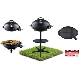 Steba VG 350 BIG Barbecue elettrico con controllo della temperatura, 2200 W (230 V ~), Nero