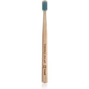 Curaprox Spazzolino da Denti CS Wood - Manico in Legno di Faggio, Setole Ultra Morbide per Igiene Orale Ecologica