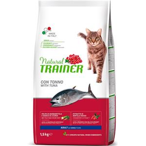 Natural Trainer Gatto Adulto con Tonno - Alimento Completo 1,5 kg