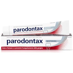 Parodontax Dentifricio Whitening, Effetto Sbiancante*, per Gengive Sane e denti Forti, Uso Quotidiano, Gusto migliorato, 75ml