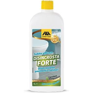 ‎FILA Surface Care Solutions FILA Surface Care Solutions, DISINCROSTA FORTE, Disincrostante WC Acido e Sciogli Calcare, Adatto per la Pulizia Pavimenti in Gres Porcellanato e dei Sanitari, Rimuove i Residui di Sapone, 1 L